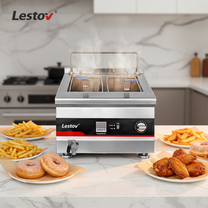 Lestov 3500W Freidora de Inducción de Sobremesa para Pollo y Comida Rápida, 220V, para Donuts y Snacks, LT-TZL-B135, Comercial - Product Image 1