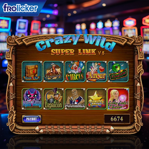 FRO CRAZY WILD V5 บอร์ดเกมอาร์เคดจอเดี่ยว รุ่นภาษาอังกฤษ ปลั๊กแบบ US สำหรับเครื่องเล่นเกมหยอดเหรียญ - Product Image 3