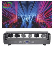 6 Eye Laser RGB 3in1 Tête Mobile Faisceau Lumineux Large Lumière LED Mobile