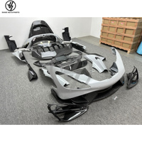 Nuevo Kit de Carrocería Estilo 765LT, en Fibra de Carbono Semiseca, Tejido Twill Brillante, Envasado al Vacío, Incluye Parachoques, Alerón, Capó y Escape