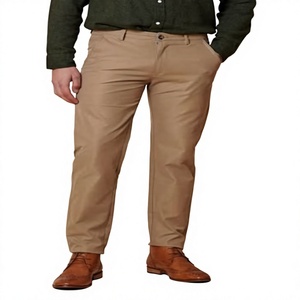 Pantalones Chinos _ 2026 Pantalones Chinos Casuales de Algodón Oscuro para Hombre, Corte Slim, Regular y Recto, Pantalones de Algodón Elegantes y Elásticos - Product Image 1