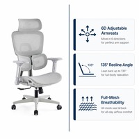 Chaise de bureau exécutive ergonomique moderne et confortable, design extensible, hauteur réglable, pivotante, pour chambre à coucher