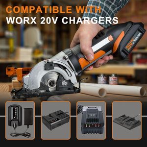 Batteria di Ricambio Personalizzata da 4Ah per <span class=keywords><strong>Utensili</strong></span> Elettrici <span class=keywords><strong>Worx</strong></span> 20V, Compatibile con Modelli WA3520 WA3525 WA3575 WG890 WG891 - Product Image 4