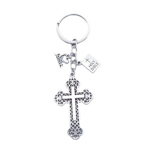 Cross Border para <span class=keywords><strong>Amazon</strong></span> Best Seller Hot Metal Biblia personaje placa llavero decorativo colgante regalo llavero lote - Product Image 5