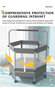 Família Indoor PVC Trampolim para Crianças e Adultos Cama Jumping Toy para Meninos e Meninas Pequenos Trampolins para Uso Interior - Product Image 4