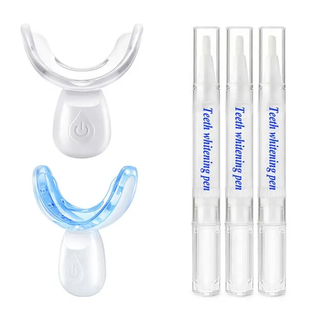 Luxury Teeth whitening kit Home Professional Dental Bleaching 5 LED Light Teeth Whitening Kit Private Logo