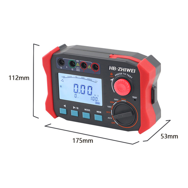 ZW3015 Insulation Resistance Voltage Tester with Wide Range 1-Year Warranty