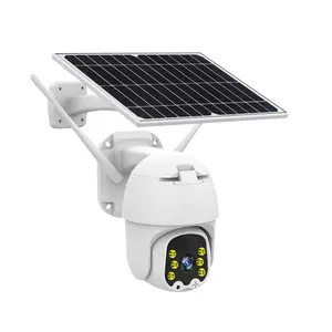 4G Wireless PTZ Camera Outdoor Solar Panel IP Camera 3G Sim Card PIR Human Motion 1080P HD Video Surveillance Camera
