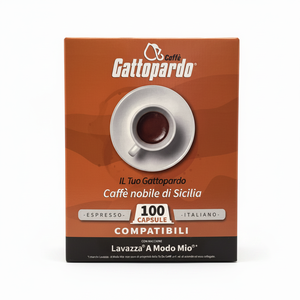 Gattopardo Special Club Set di 100 Capsule di Caffè Compatibili con A MODO MIO 0.13/Capsule Realizzate in Foglio di Alluminio e Metallo - Product Image 2