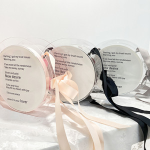 Gift Eternal Rose Box 2022 Hot Sale High Quality Luxury Flower Gift Preserved Eternal Rose In Round Acrylic Gift Box