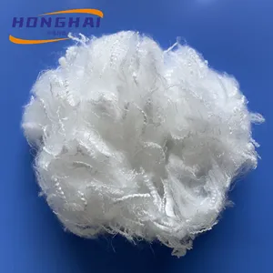 0.9d Trinh Nữ lớp màu trắng Micro Denier rắn mềm polyester STAPLE sợi Điền