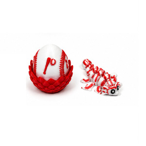 Juego <span class=keywords><strong>de</strong></span> Huevos <span class=keywords><strong>de</strong></span> Dragón Impresos en 3D con Temática Deportiva, Juguete Articulado Antiestrés, Adorno <span class=keywords><strong>de</strong></span> Escritorio, Regalo para Niños - Product Image 5