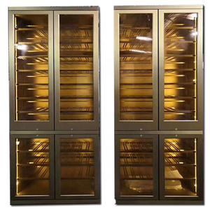 Nuevo y Elegante Gabinete para Vinos de Madera Maciza - Iluminación LED y Sistema de Refrigeración Avanzado para Amantes del <span class=keywords><strong>Vino</strong></span> - Product Image 2