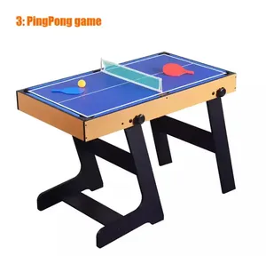 Mesa de juegos múltiple plegable 5 en 1, juego de arcade con futbolín, <span class=keywords><strong>ping</strong></span> <span class=keywords><strong>pong</strong></span>, billar, juego de bolos y tejo - Product Image 6