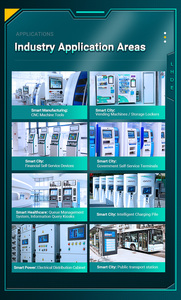 พีซีอุตสาหกรรมหน้าจอสัมผัสแบบ Capacitive ขนาด 15 นิ้ว พร้อมโลโก้ OEM ในตัว ใช้ชิป N97/J6142/Core i3/i5/i7 รุ่นที่ 10 แรม 16GB SSD 512GB ระบบปฏิบัติการ Windows 11 - Product Image 6