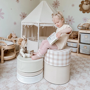 แผ่นรองฝึกการทรงตัวสำหรับเด็ก ช่วยพัฒนาการบูรณาการทางประสาทสัมผัส ทำจากผ้ากันลื่น เหมาะสำหรับเล่นในร่มและพัฒนาทักษะการเคลื่อนไหว - Product Image 4