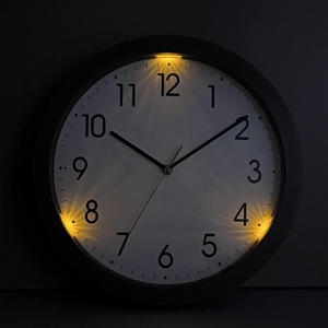 Manufacturers Patent Led Night Light Cheap Plastic Customization Modern Luxury Wall <b>Clock</b> Home Decor - Product Image 5