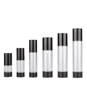 Botol Pompa Serum Tanpa Udara untuk Perawatan Kulit, Krim Wajah, Losion, Minyak Esensial, Botol Semprot Pompa Hitam 15ml-120ml Kosmetik - Product Image 1