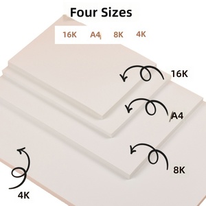 กระดาษวาดเขียน 4K 8K สำหรับสีน้ำ มาร์กเกอร์ แผ่นวาดเขียน A4 สำหรับดินสอวาดเส้น  สำหรับโรงเรียนประถม ขายส่งจำนวนมาก - Product Image 3
