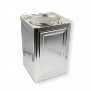 Lon Jerry Kim Loại Hình Vuông Rỗng 20L Lon Thiếc Kim Loại Dầu Ăn Được Cho Bánh Quy Hóa Học Lon Kim Loại Có Nắp Đậy Nến - Product Image 4