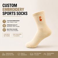 Chaussettes en coton personnalisées en gros, design sur mesure, broderie jacquard, impression par lots, logo personnalisé, chaussettes de Pilates