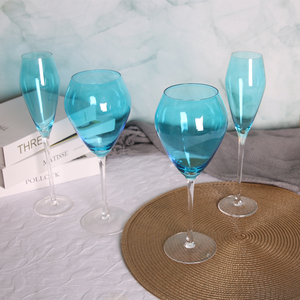 Offre Spéciale printemps saison nouveautés vin en cristal <span class=keywords><strong>translucide</strong></span> fait à la main pour ensemble de verres à Champagne gobelets soufflés à la bouche - Product Image 4
