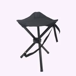 户外钢管露营钓鱼凳椅子便携式小型折叠沙滩椅金属户外家具210D提袋EN581-2