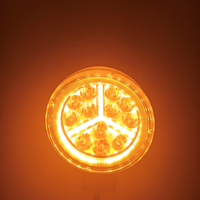 Accessoires de voiture 4 pouces 36W Large View Round Dual Color Flashing LED Work Light 12V pour Offroad Luz De Trabajo Led 4 pouces 36w