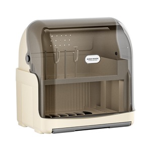 Baby Bottle Storage Box Large Square Dustproof Moisture Proof Transparent Dish Rack For 0-12 Months Baby Tableware Organization - Product Image 2