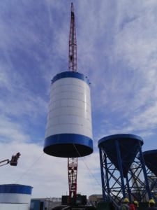 Steel silo verwendet in die zementwerk und betonmischanlage - Product Image 5