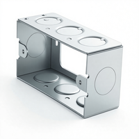 Boîtier de raccordement en acier galvanisé Hangshuo EB653 avec niveau de protection IP65 pour conduites et instruments électroniques