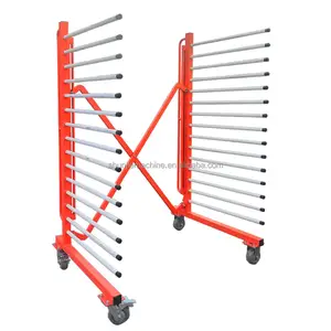 Wholesale High Quality Customized Steel Working Table Slab Universal Wheel Transport Cart -S For Moving Slab With Casters