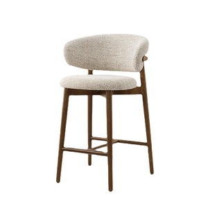 Tabourets de <span class=keywords><strong>bar</strong></span> de luxe, chaises de comptoir pour îlot de cuisine, chaises en bois pour restaurant, tabourets hauts <span class=keywords><strong>pas</strong></span> chers, vente en gros sur mesure - Product Image 6