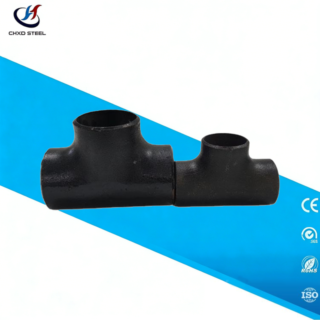 Factory Wholesale ASME B16.9 Carbon Steel WPB Equal Tee 4" SCH40 Pipe Fitting for Gas Transportation