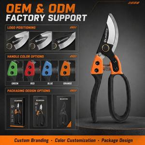Sécateur <span class=keywords><strong>télescopique</strong></span> robuste à lames croisées, cisailles de taille professionnelles à manche extensible, <span class=keywords><strong>coupe</strong></span>-branches pour jardin, outils manuels - Product Image 6