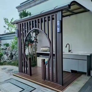 Pavillons de style chinois en aluminium de haute qualité, toits en tuiles de style Grande Muraille, poutres de forme spéciale <span class=keywords><strong>pour</strong></span> l'environnement bioclimatique - Product Image 6