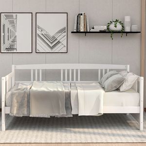 DB Modern Twin Size Cama de día de madera maciza Producto de Circuitos Integrados multifuncionales - Product Image 4