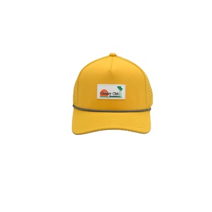 Casquette de baseball pour homme, personnalisée en usine avec logo brodé, 5 panneaux, imperméable, perforations découpées au laser, réglable, pour la course et le sport - Product Image 1