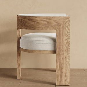 FERLY Luxury Morden Customization <strong>Dining</strong> Room Furniture Modern Wood Column Armrest <strong>Dining</strong> <strong>Chair</strong> - Product Image 3