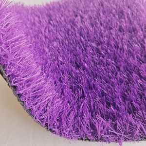 <span class=keywords><strong>Gazon</strong></span> <span class=keywords><strong>synthétique</strong></span> écologique en plastique souple pour enfants, magnifique pelouse artificielle violette pour aire de jeux, herbe artificielle naturelle pour aménagement paysager - Product Image 6