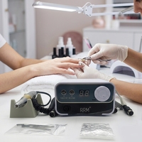 Kit de perceuse à ongles professionnelle 35000 tr/min FN323AWS, lime à ongles électrique portable pour manucure, ongles en acrylique et gel, poignée UP200 G5