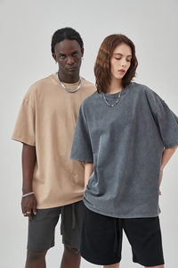 Single <strong>Stitch</strong> Dyed Grey Oversized Vintage Blank Streetwear Acid Wash Sun Faded <strong>t</strong> <strong>Shirt</strong> - Product Image 6
