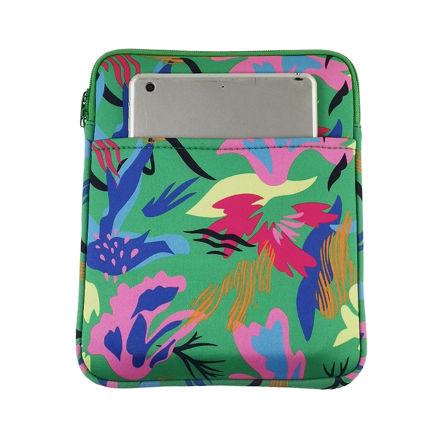 Custom logo Neoprene S M L Size Zipper Case Cover Protective Tablet and Book Sleeve Bag for iPad and Laptop Bag for Sublimation