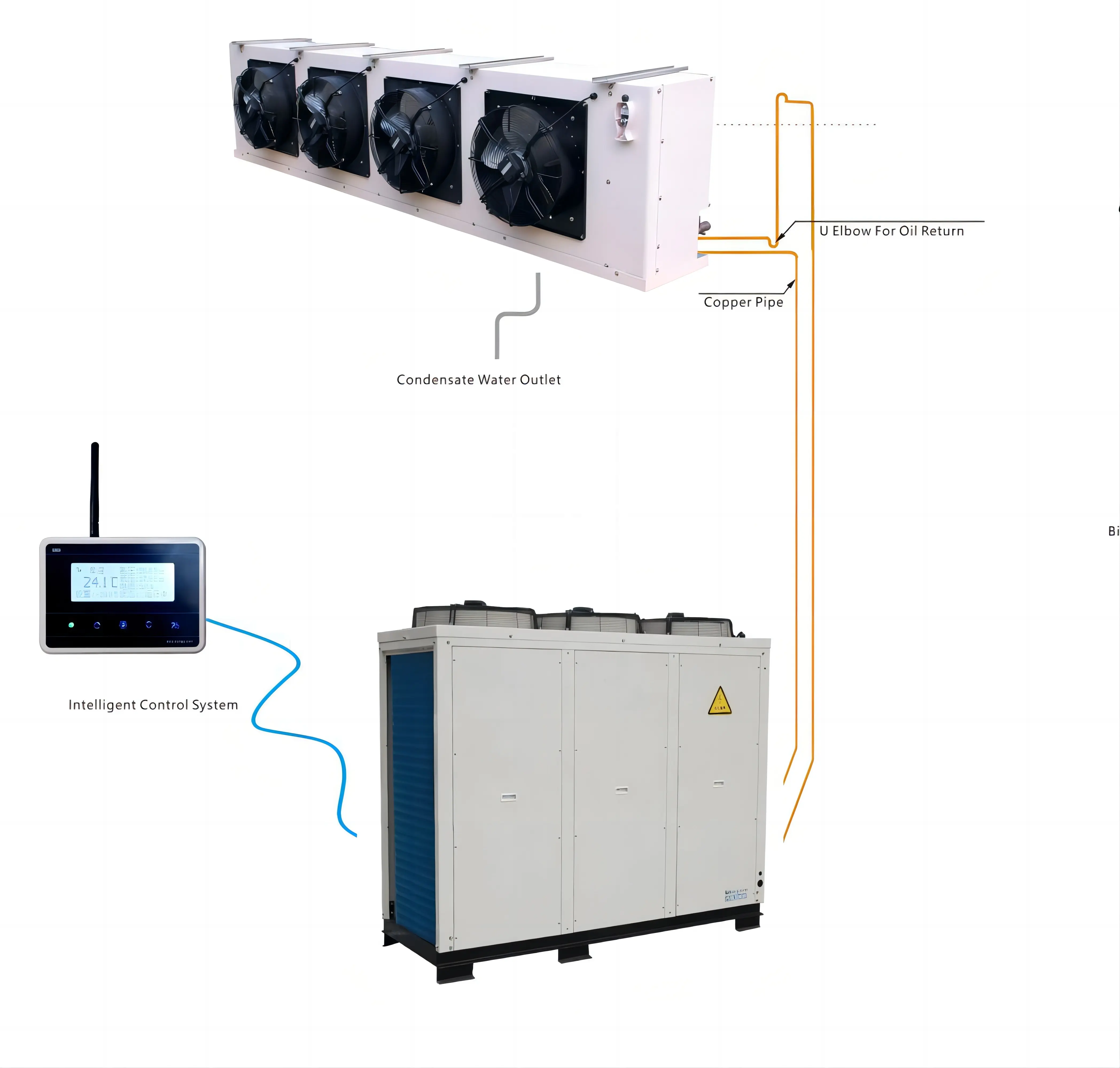 Doluyo Blast Coldroom Freezer Unit Complete Solar Cold Storage Room Machine Refrigeration unit Cold Room Kits For Cooling Room