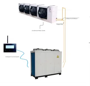 Doluyo - Unidade de refrigeração solar completa para câmaras frigoríficas, kit de refrigeração para câmaras frigoríficas, unidade de refrigeração solar completa para câmaras frigoríficas