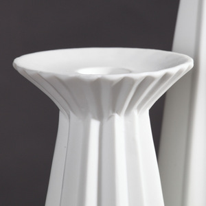 Nordic Style Geometric Candle Stick Home Wedding Decoration Unique Creative Candle Holder white Ceramic for Candlestick