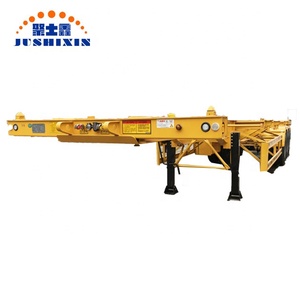 Semi-remorque de cargaison de récipient de <span class=keywords><strong>double</strong></span> d'axe de prix bas 2/3/4 - Product Image 2
