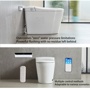 <span class=keywords><strong>WC</strong></span> Intelligente con Serbatoio Integrato a Sciacquo Indipendente dalla Pressione, <span class=keywords><strong>Coperchio</strong></span> Automatico Apri/Chiudi, Bidet Monoblocco a Sifone - Product Image 4