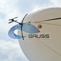 Dirigible RC d'extérieur de 10 m, ballon, zeppelin, dirigeable gonflable à l'hélium ou à l'hydrogène pour vol aérien en haute altitude