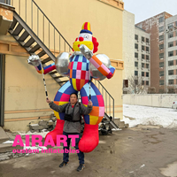 Marionnette de clown gonflable en promotion pour les tournées commerciales |   Marionnette de clown à doigts la plus vendue |   Marionnette gonflable publicitaire de clown